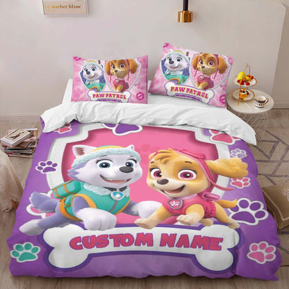 Paw Patrol Everest and Skye Custom Duvet Cover 2