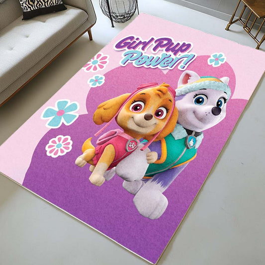 Paw Patrol Girl Pup Power Everest and Skye Rug