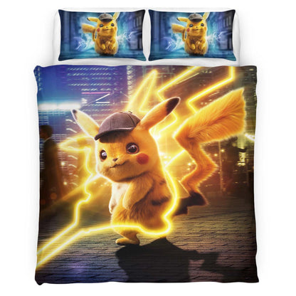 Pikachu Detective 2 Duvet Cover