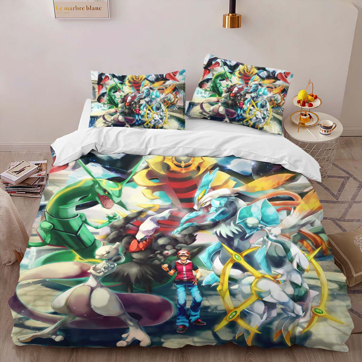 Pikachu Detective All Characters 2 Duvet Cover 2