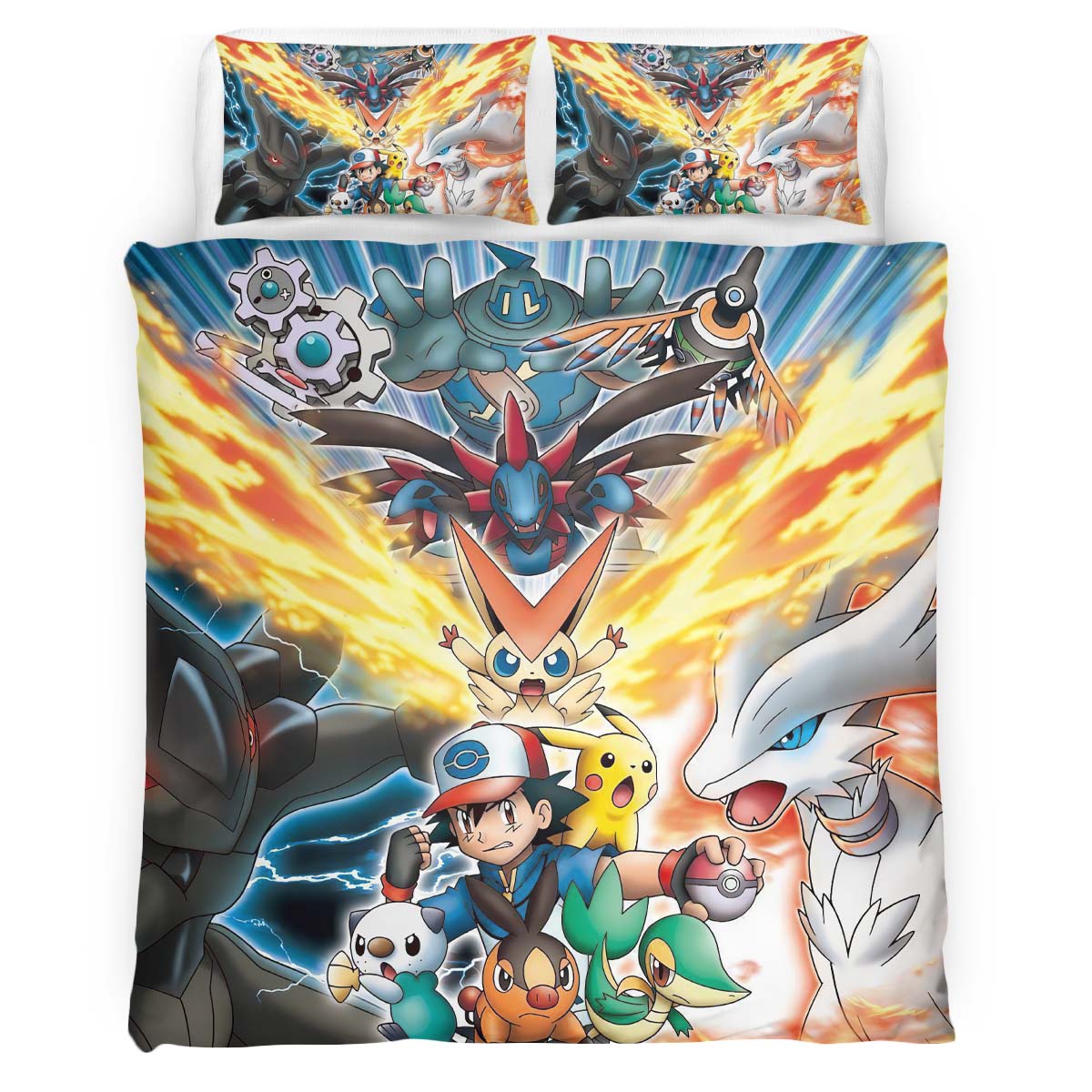Pikachu Detective All Characters 4 Duvet Cover