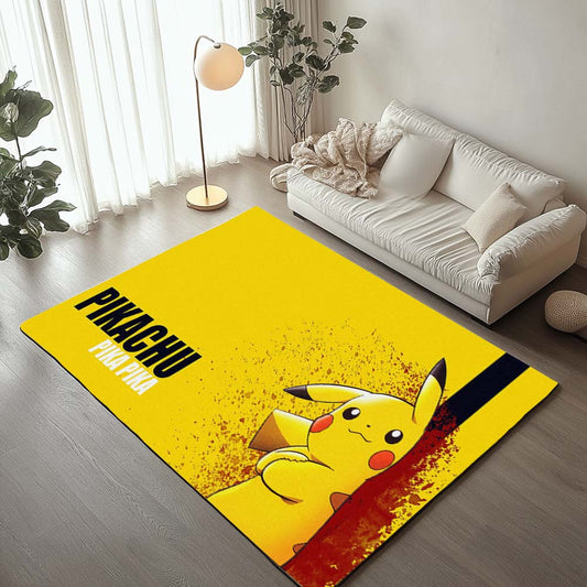Pikachu Pika Pika Cute Rug
