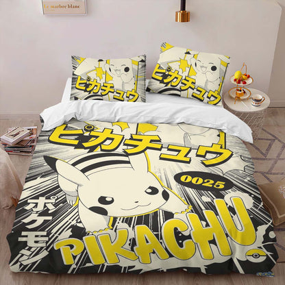 Pikachu Pokemon 10 Duvet Cover 2