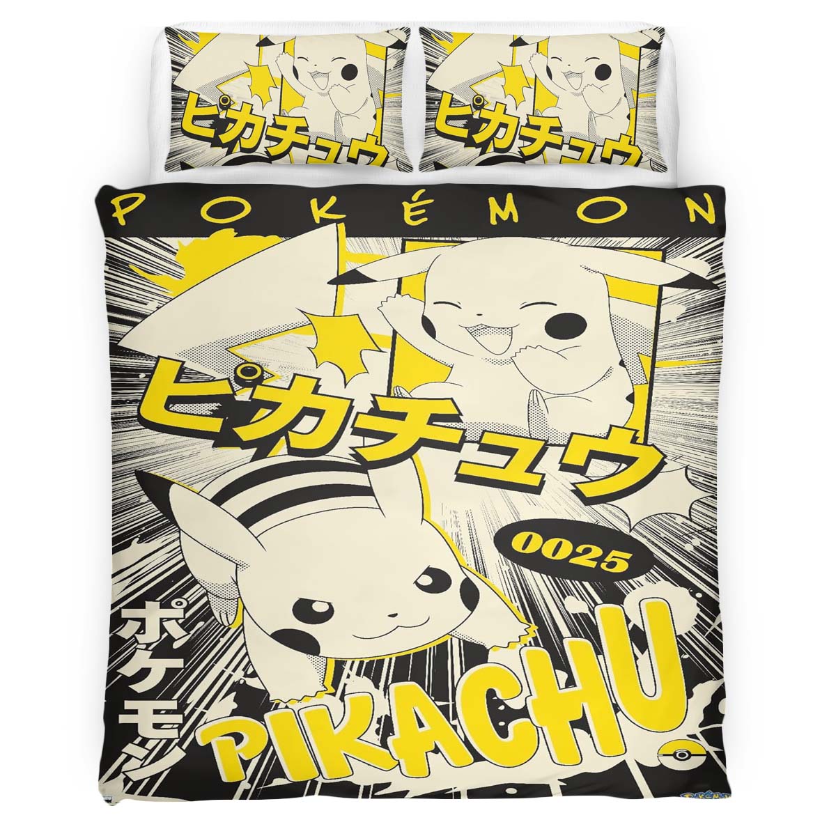 Pikachu Pokemon 10 Duvet Cover