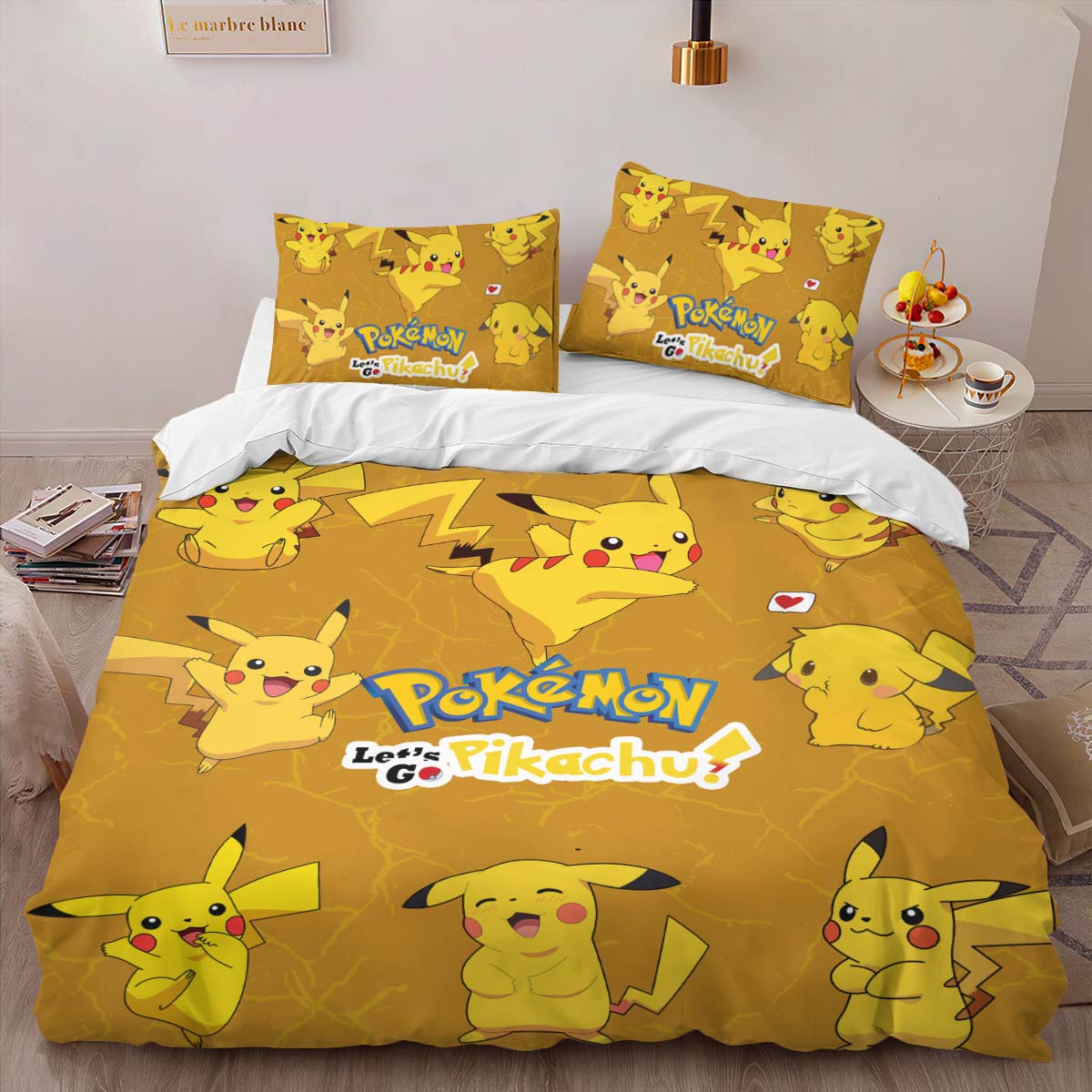 Pikachu Pokemon 2 Duvet Cover 2