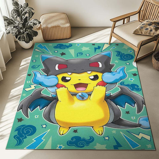 Pikachu Pokemon 6 Rug