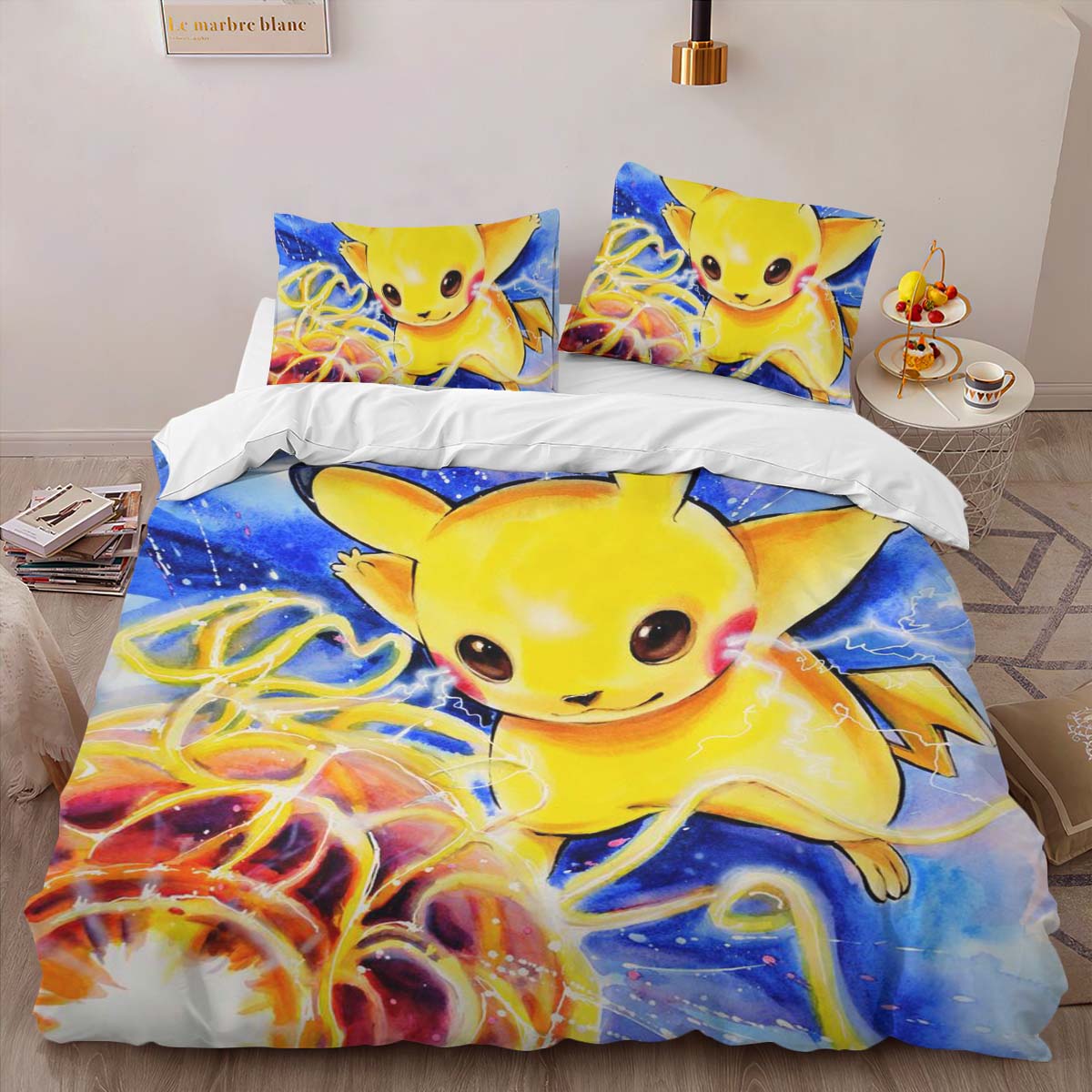 Pikachu Pokemon 7 Duvet Cover 2