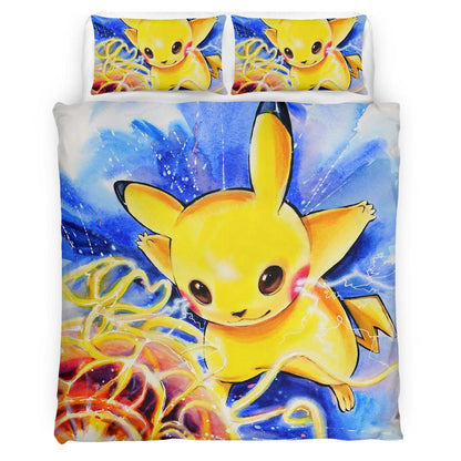 Pikachu Pokemon 7 Duvet Cover
