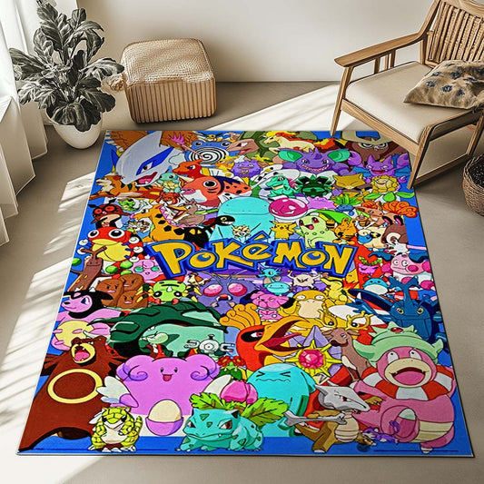 Pokemon All Characters 3 Rug