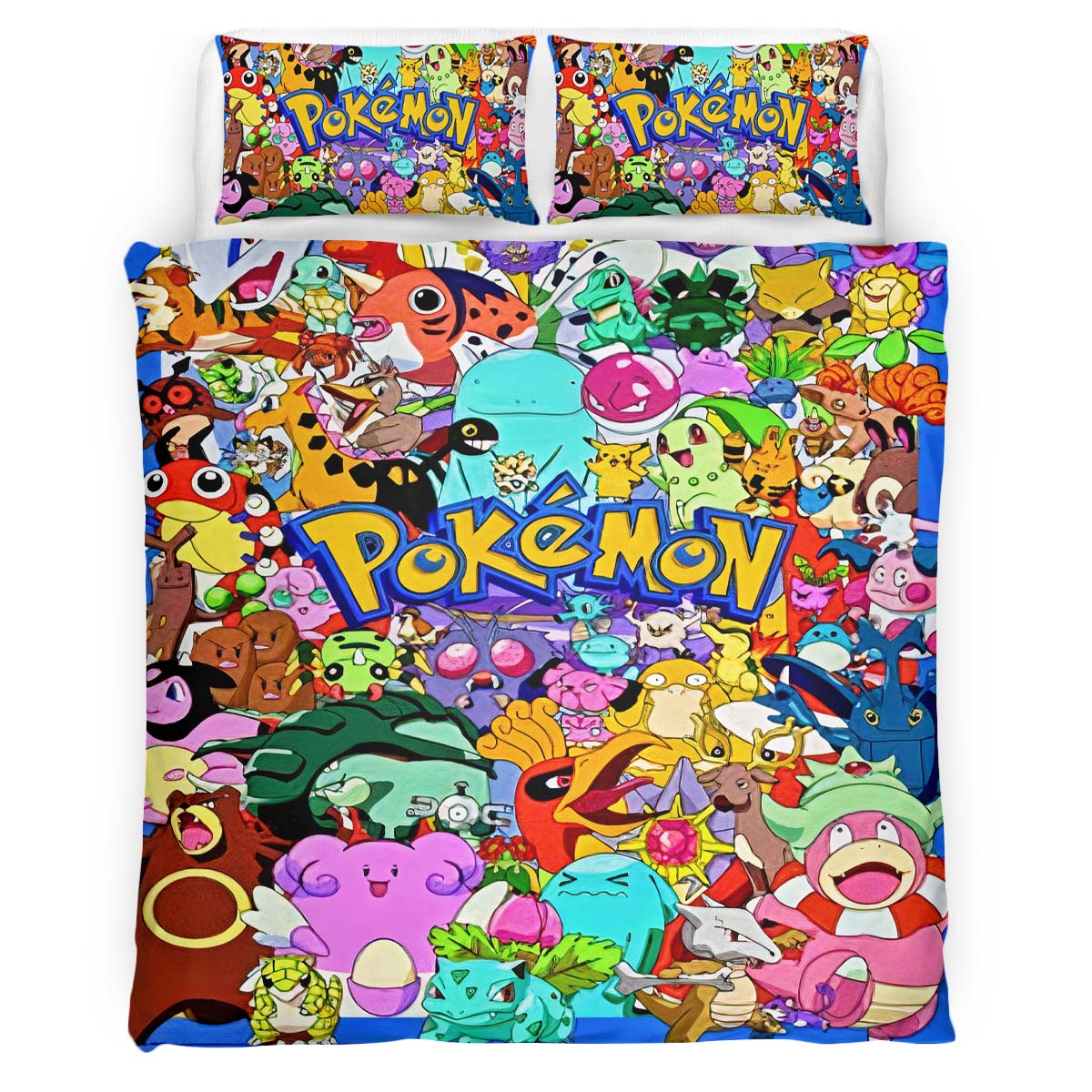 Pokemon All Characters 3 Duvet Cover