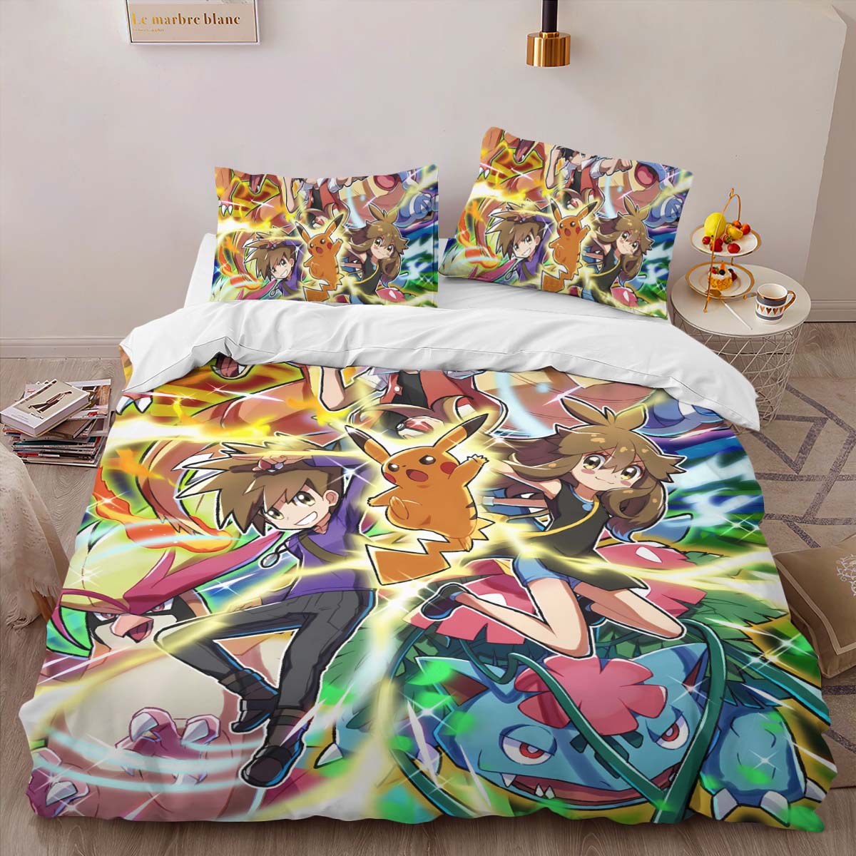 Pokemon All Characters 4 Duvet Cover 2