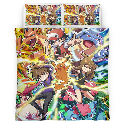 Pokemon All Characters 4 Duvet Cover