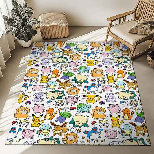 Pokemon All Characters 5 Rug