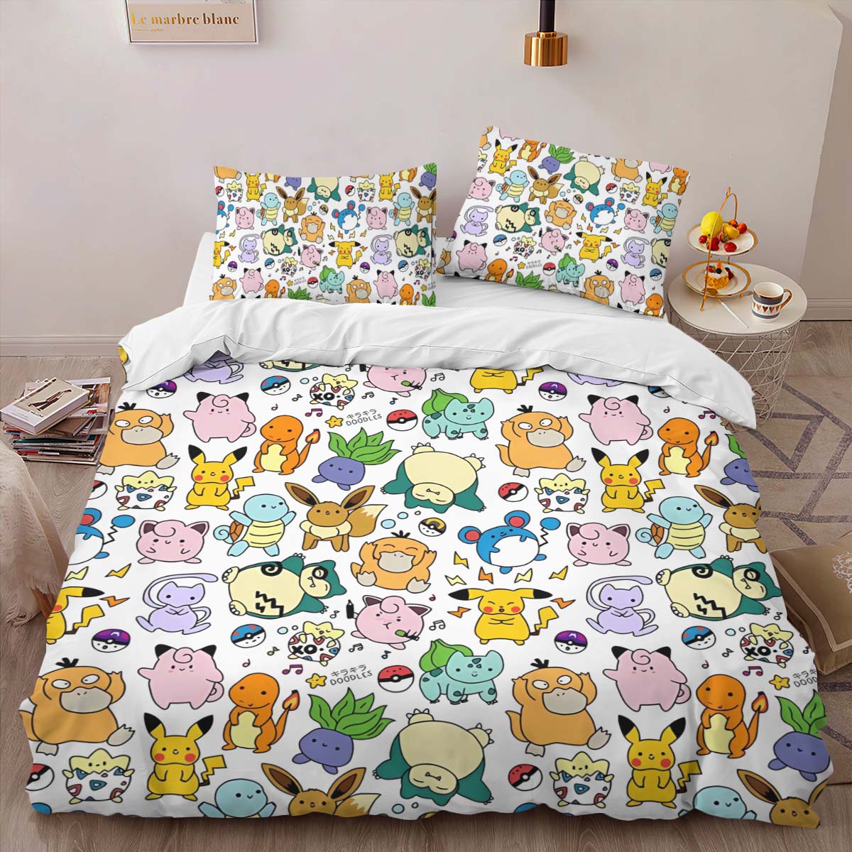 Pokemon All Characters 5 Duvet Cover 2