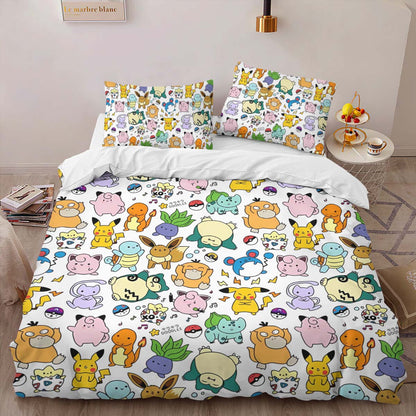 Pokemon All Characters 5 Duvet Cover 2