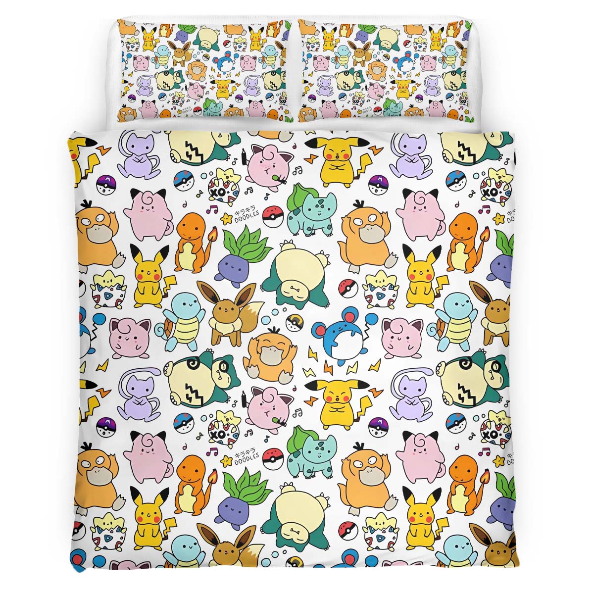 Pokemon All Characters 5 Duvet Cover