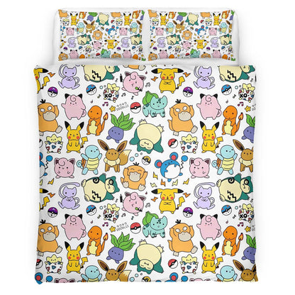 Pokemon All Characters 5 Duvet Cover