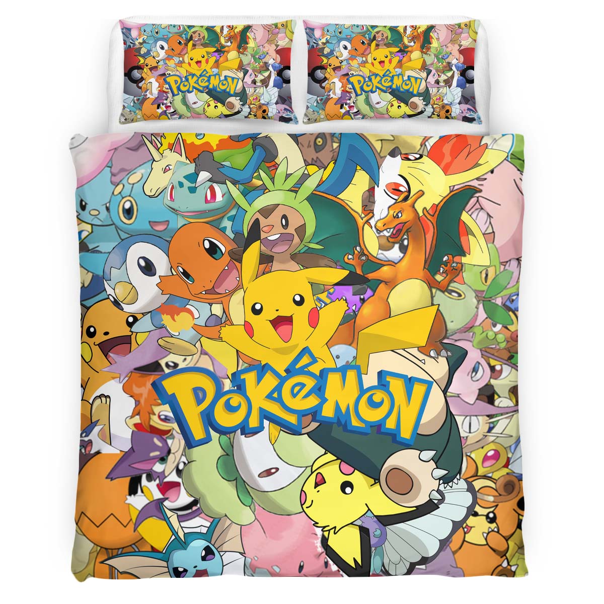 Pokemon All Characters Duvet Cover