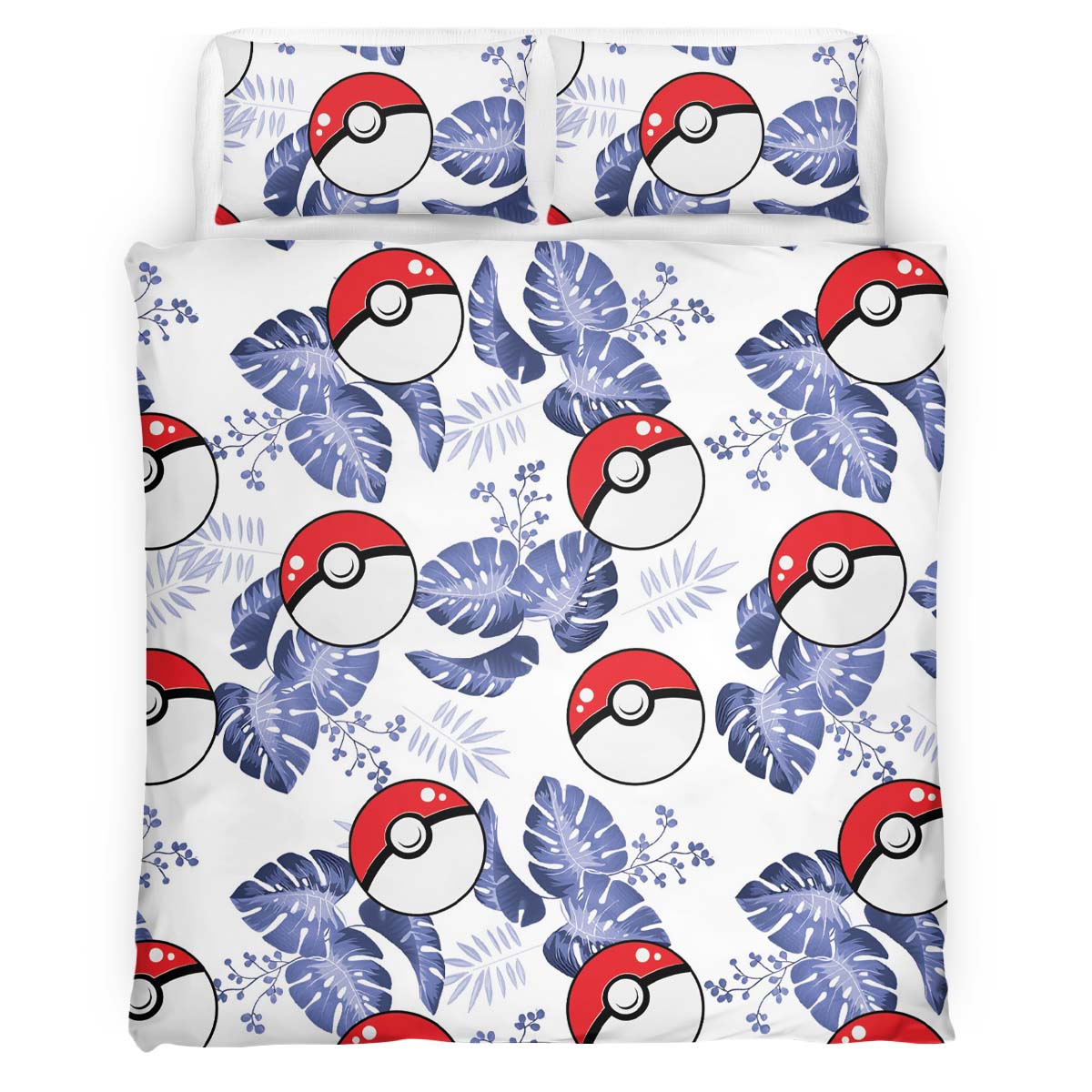 Pokemon Ball 3 Duvet Cover