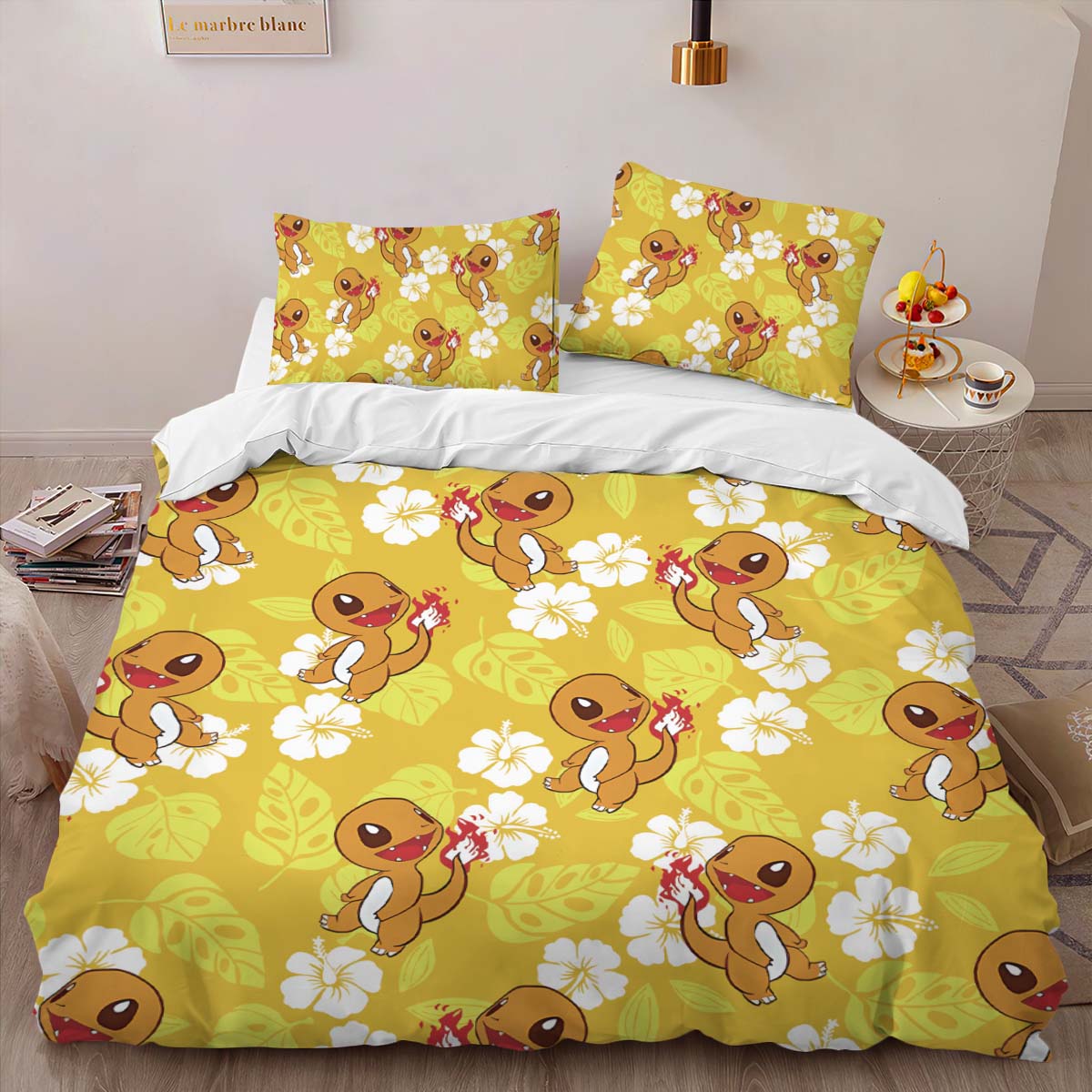 Pokemon Charmander 2 Duvet Cover 2