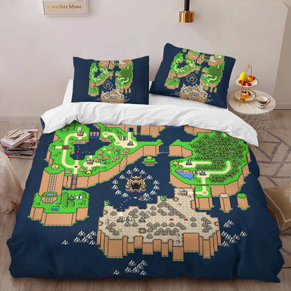 Pokemon Map Duvet Cover 2