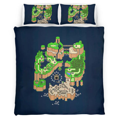 Pokemon Map Duvet Cover