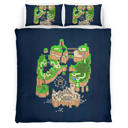 Pokemon Map Duvet Cover