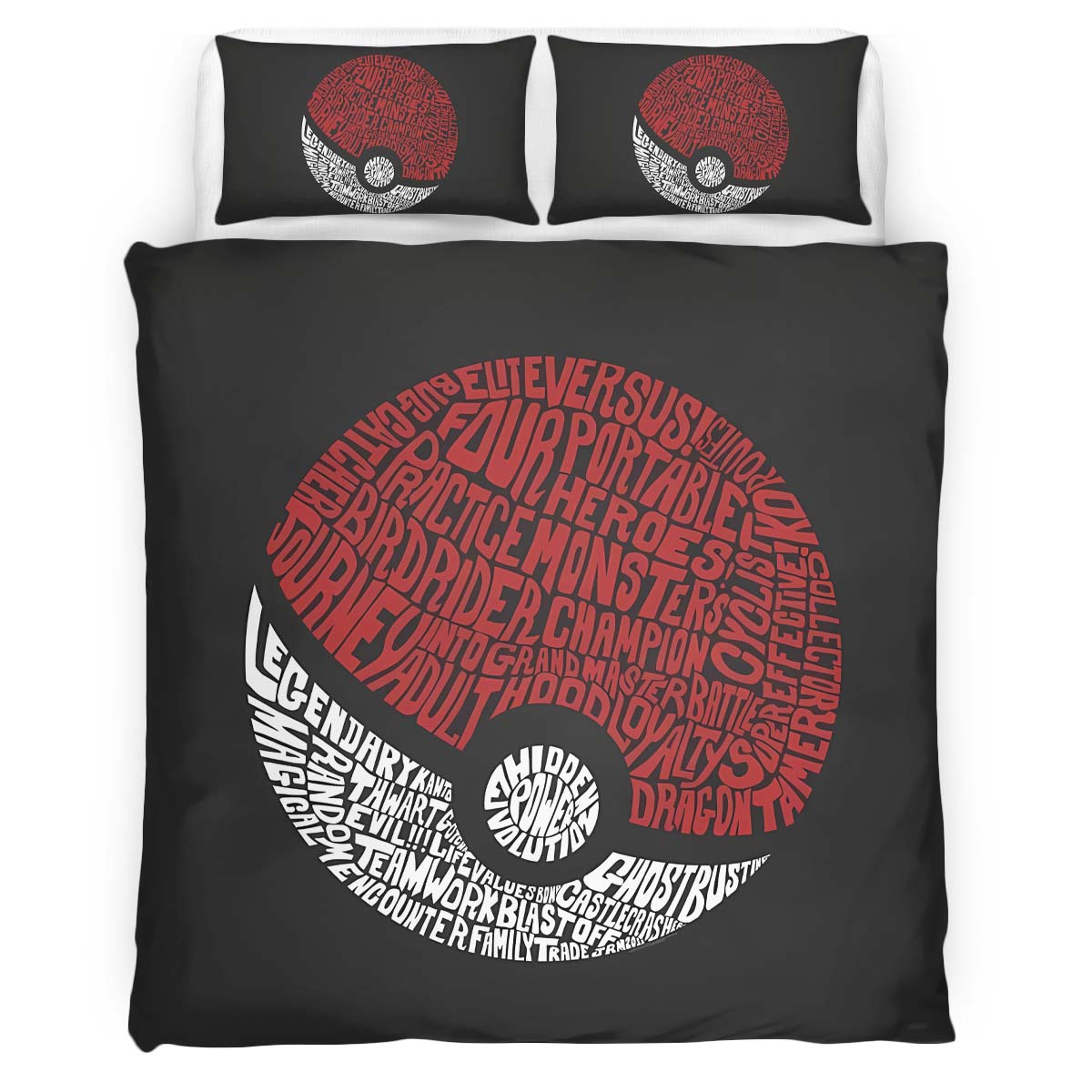 Pokemon Pikachu Ball Duvet Cover