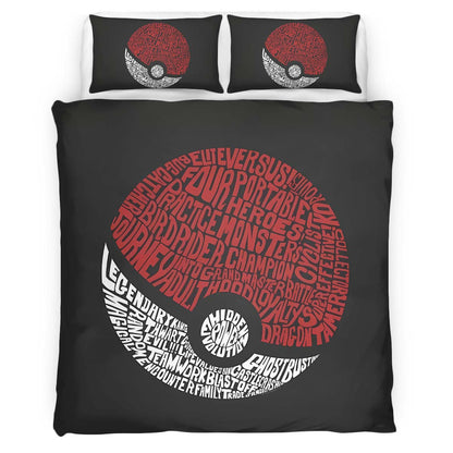 Pokemon Pikachu Ball Duvet Cover