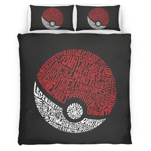 Pokemon Pikachu Ball Duvet Cover