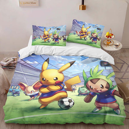 Pokemon Pikachu Football 2 Duvet Cover 2