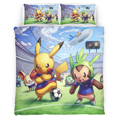 Pokemon Pikachu Football 2 Duvet Cover