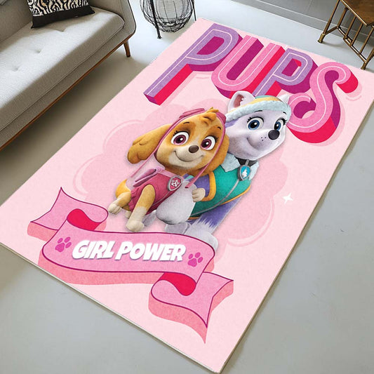 Pups Girl Power Rug