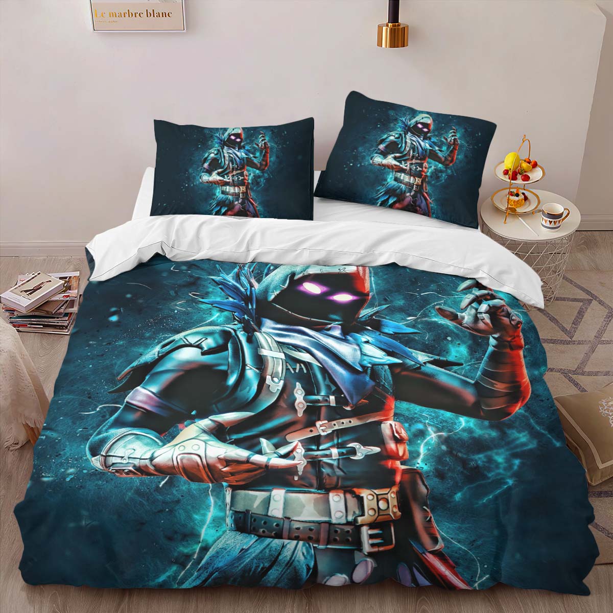 Raven Skin Fortnite Game Duvet Cover 2