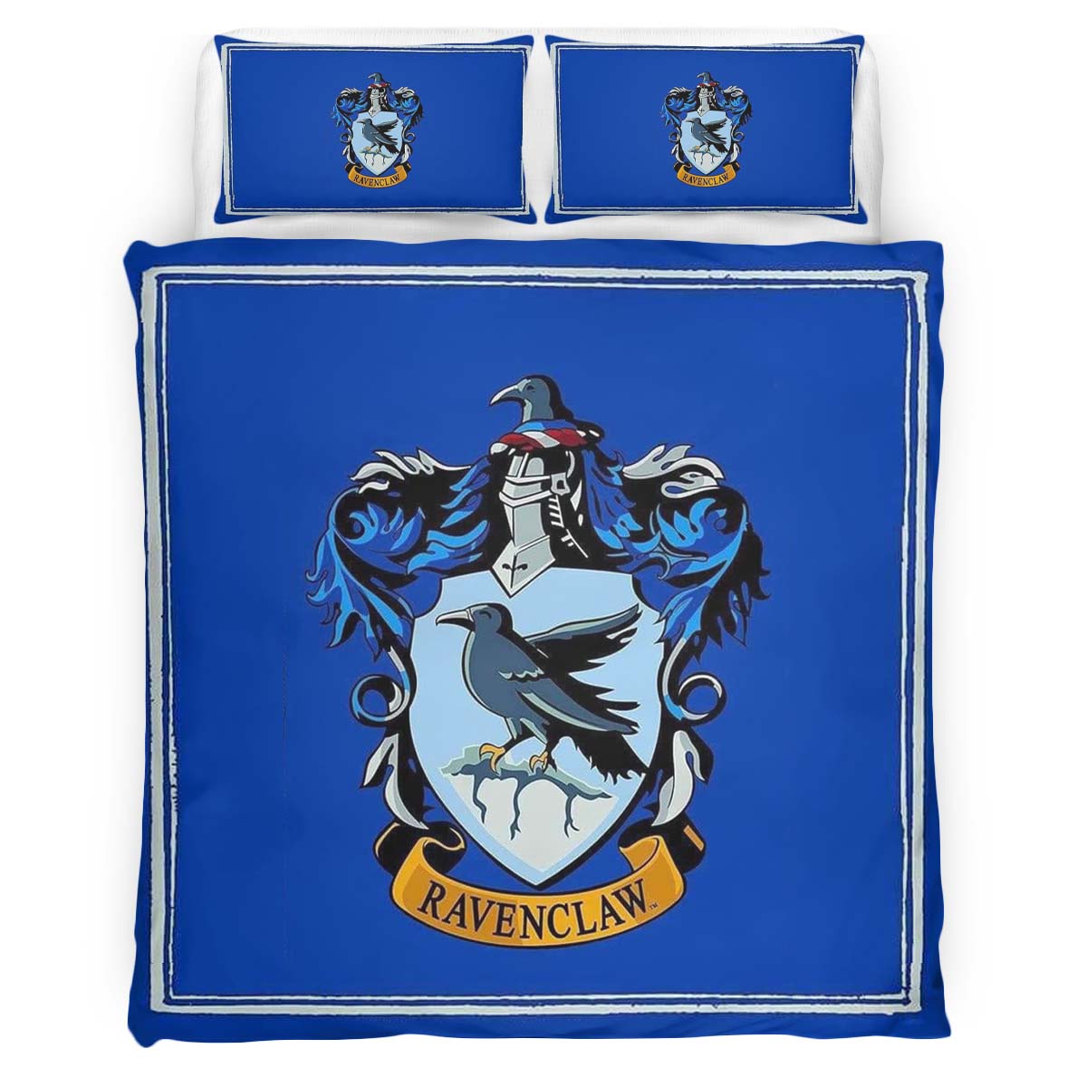 Ravenclaw House Harry Potter Blue Logo Duvet Cover