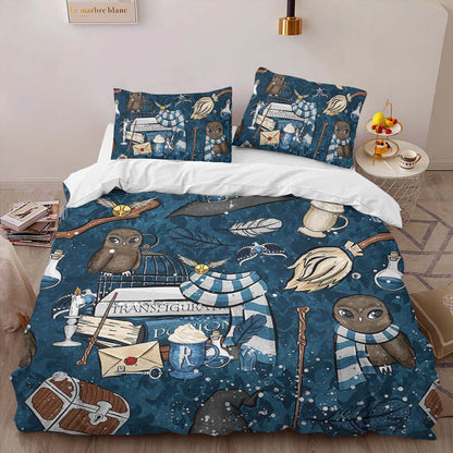 Ravenclaw Owl Harry Potter Duvet Cover 2