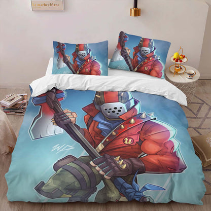 Rust Lord Battle Pass Season 3 Fortnite Duvet Cover 2