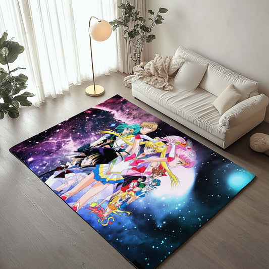 Sailor Moon Bunny Tsukino And Friends 3 Rug
