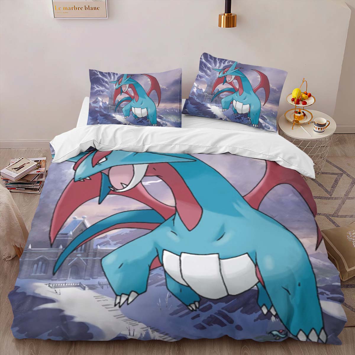 Salamence Pokemon 2 Duvet Cover 2