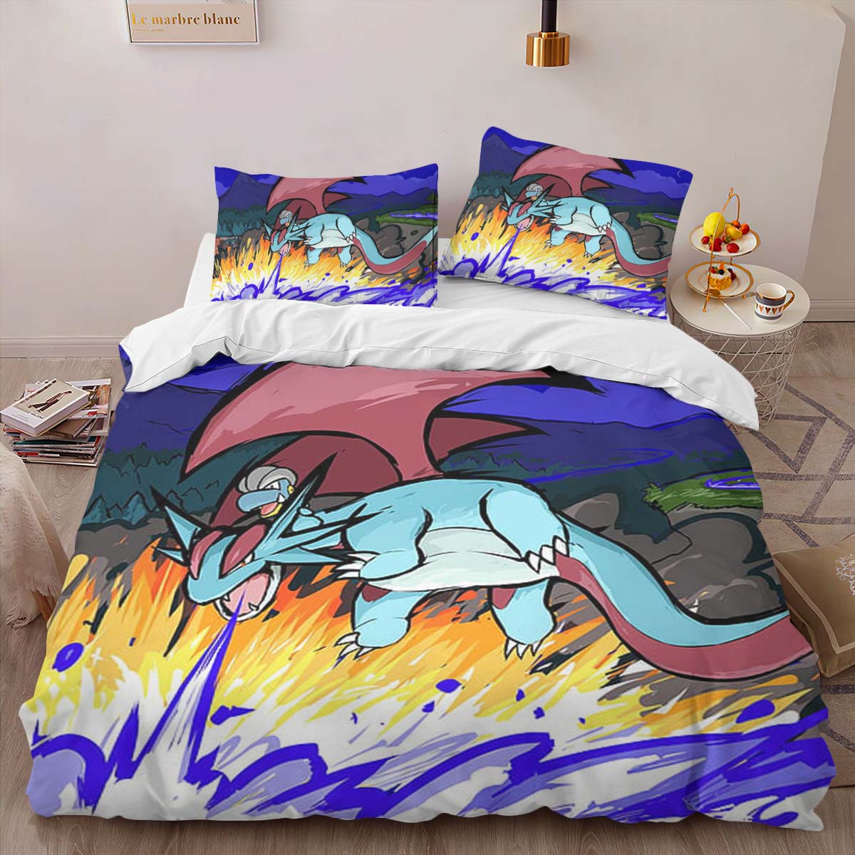 Salamence Pokemon 3 Duvet Cover 2