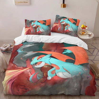 Salamence Pokemon 4 Duvet Cover 2