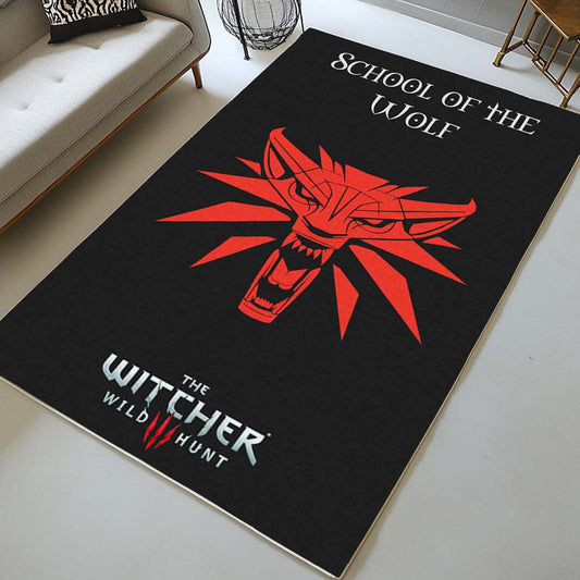 School of the wolf The Withcher Wild Hunt Rug