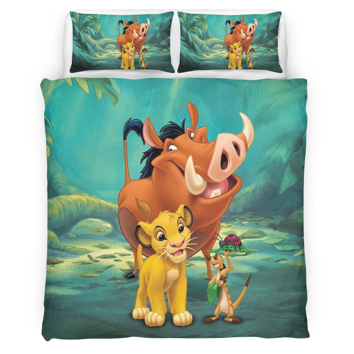 Simba The Lion King Characters 01 Duvet Cover