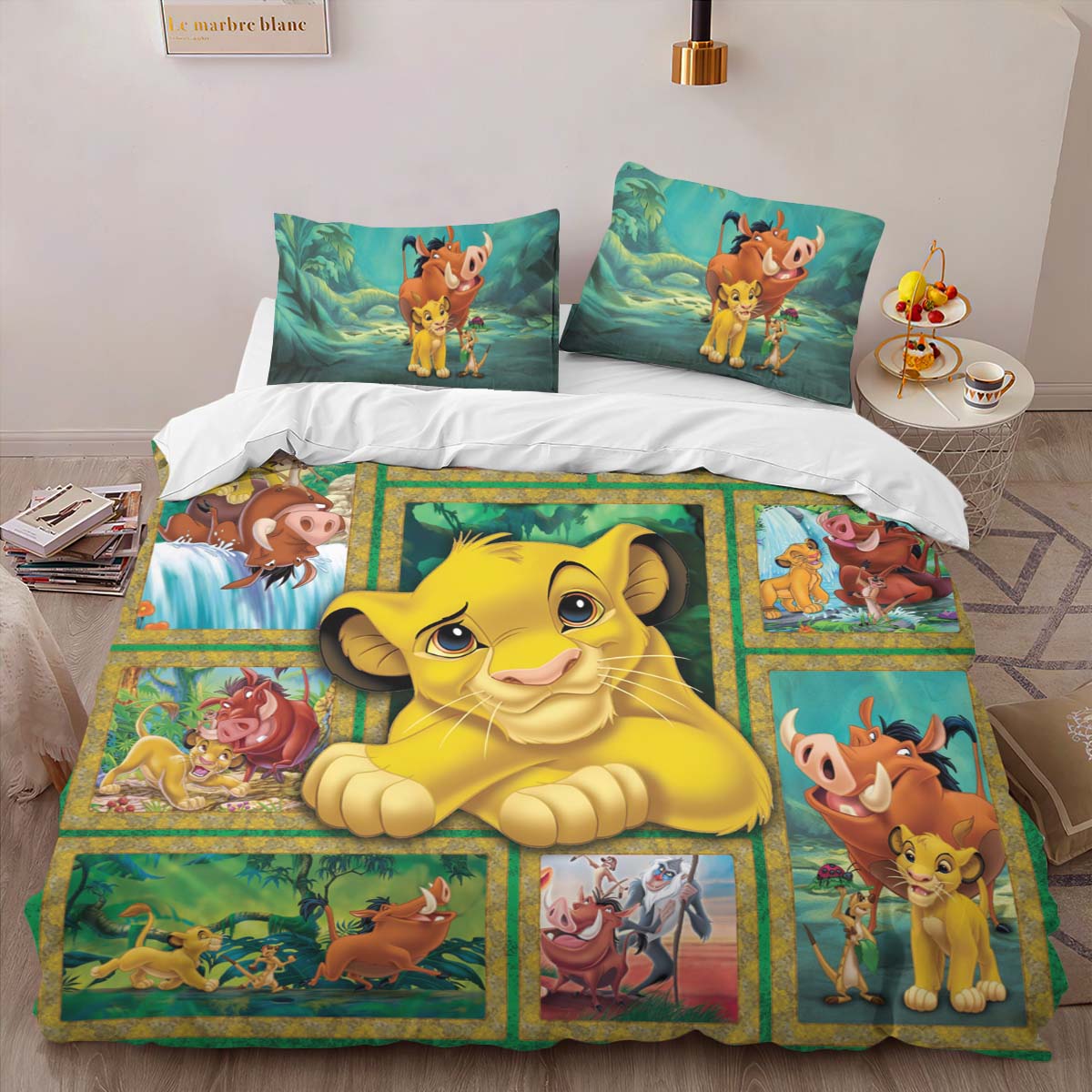 Simba The Lion King Characters 02 Duvet Cover 2