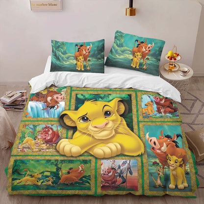 Simba The Lion King Characters 02 Duvet Cover 2