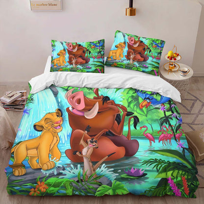 Simba and Friends 2 Duvet Cover 2