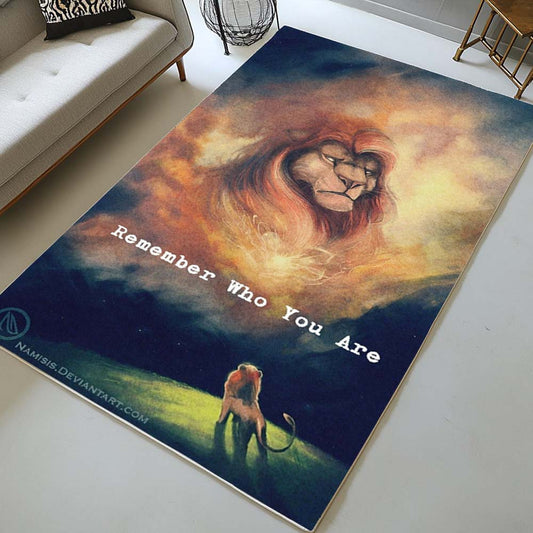 Simba and Mufasa The Lion King 02 Rug