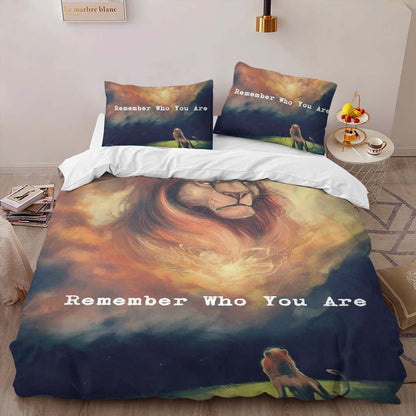 Simba and Mufasa The Lion King 02 Duvet Cover 2