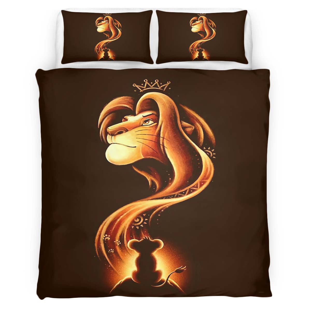 Simba and Mufasa The Lion King 03 Duvet Cover