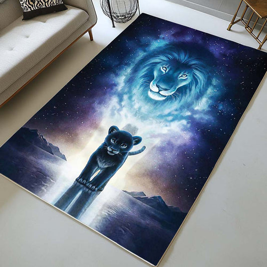 Simba and Mufasa The Lion King 04 Rug